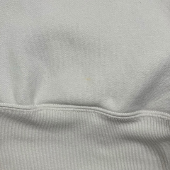 Polo Bear Ralph Lauren White Hoodie Sweatshirt CP-93 Yellow Coat FLAWS Size S - Picture 6 of 16